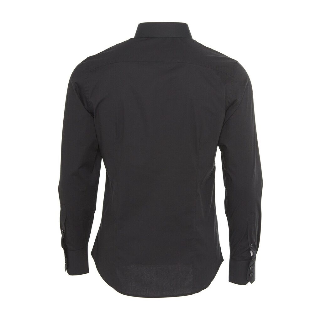 Herren Langarmhemd Stretch