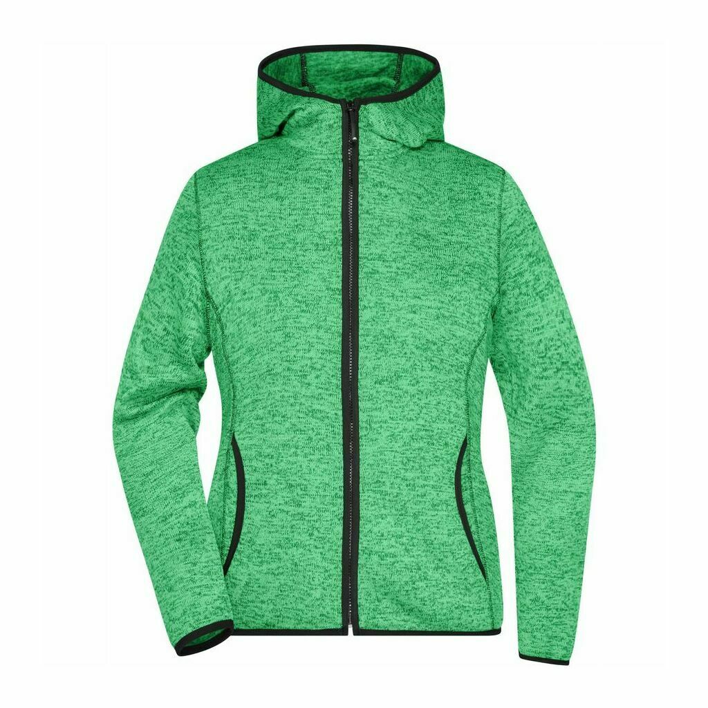 Damen Strickfleece Hoody