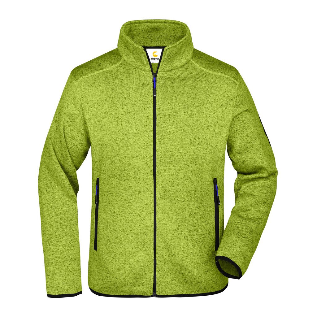 Herren Strickfleece Jacke