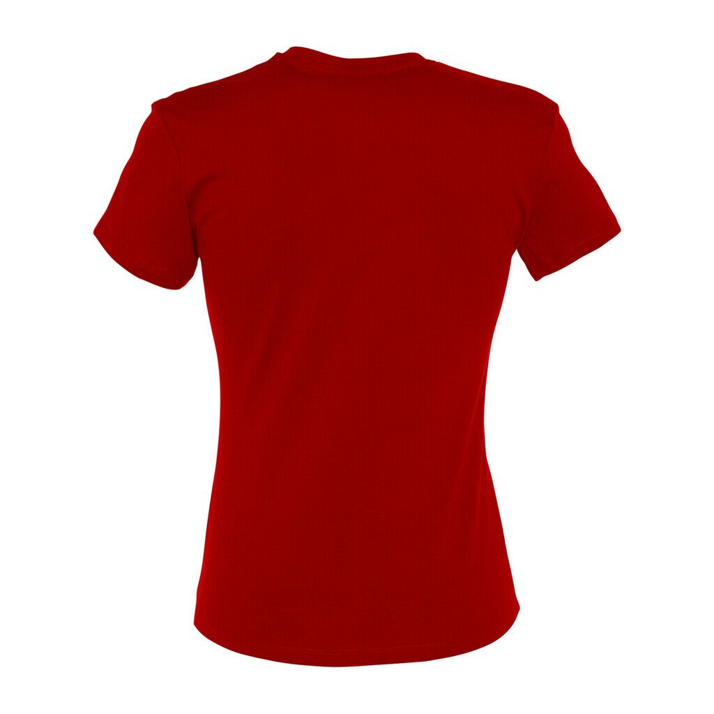 Damen Kurzarm T-Shirt mit V-Ausschnitt