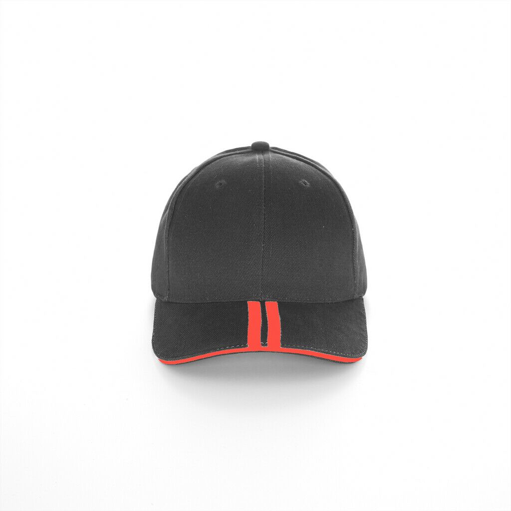 Striped Brushed Heavy Cotton Cap