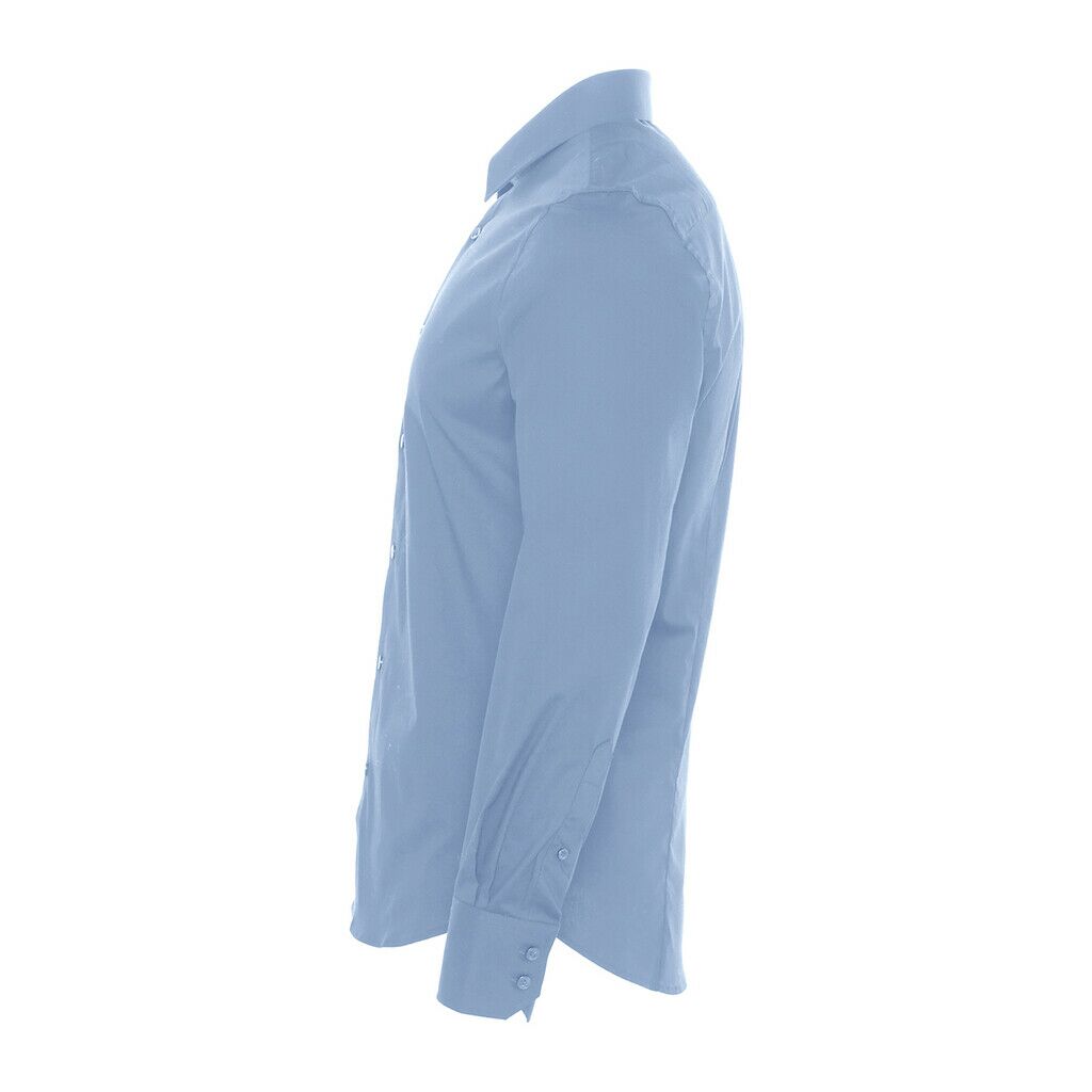 Herren Langarmhemd Stretch