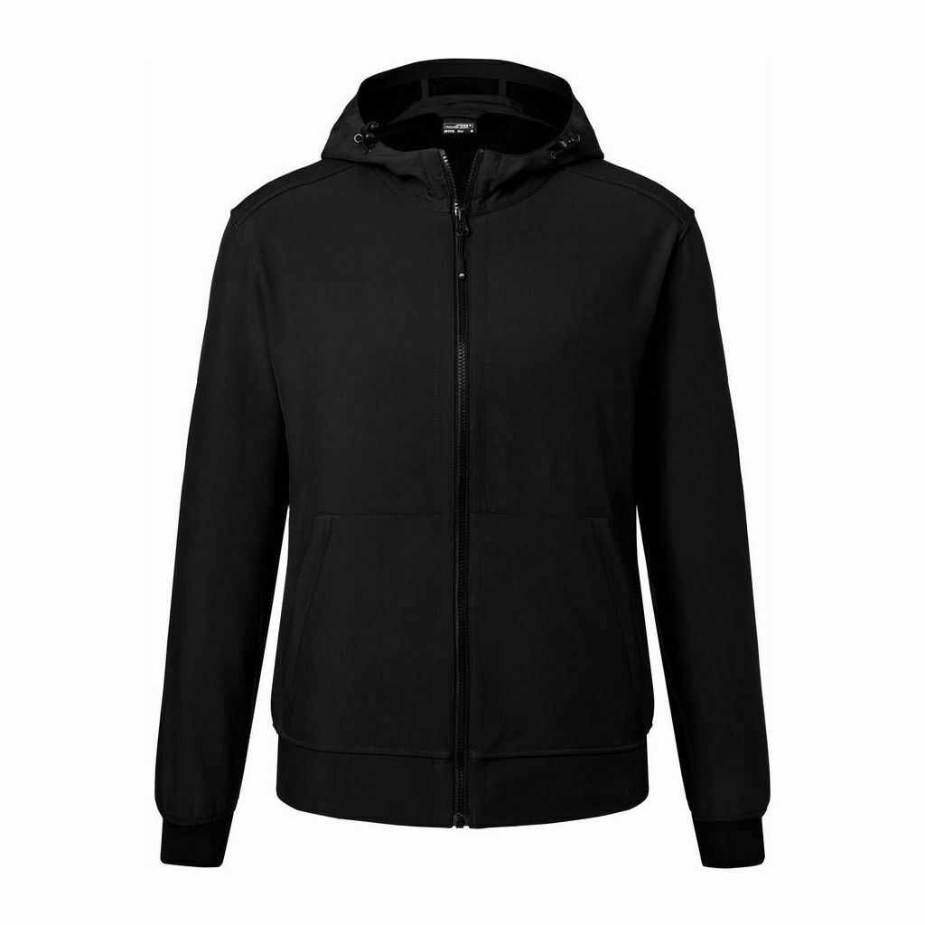 Herren Softshelljacke mit Kapuze