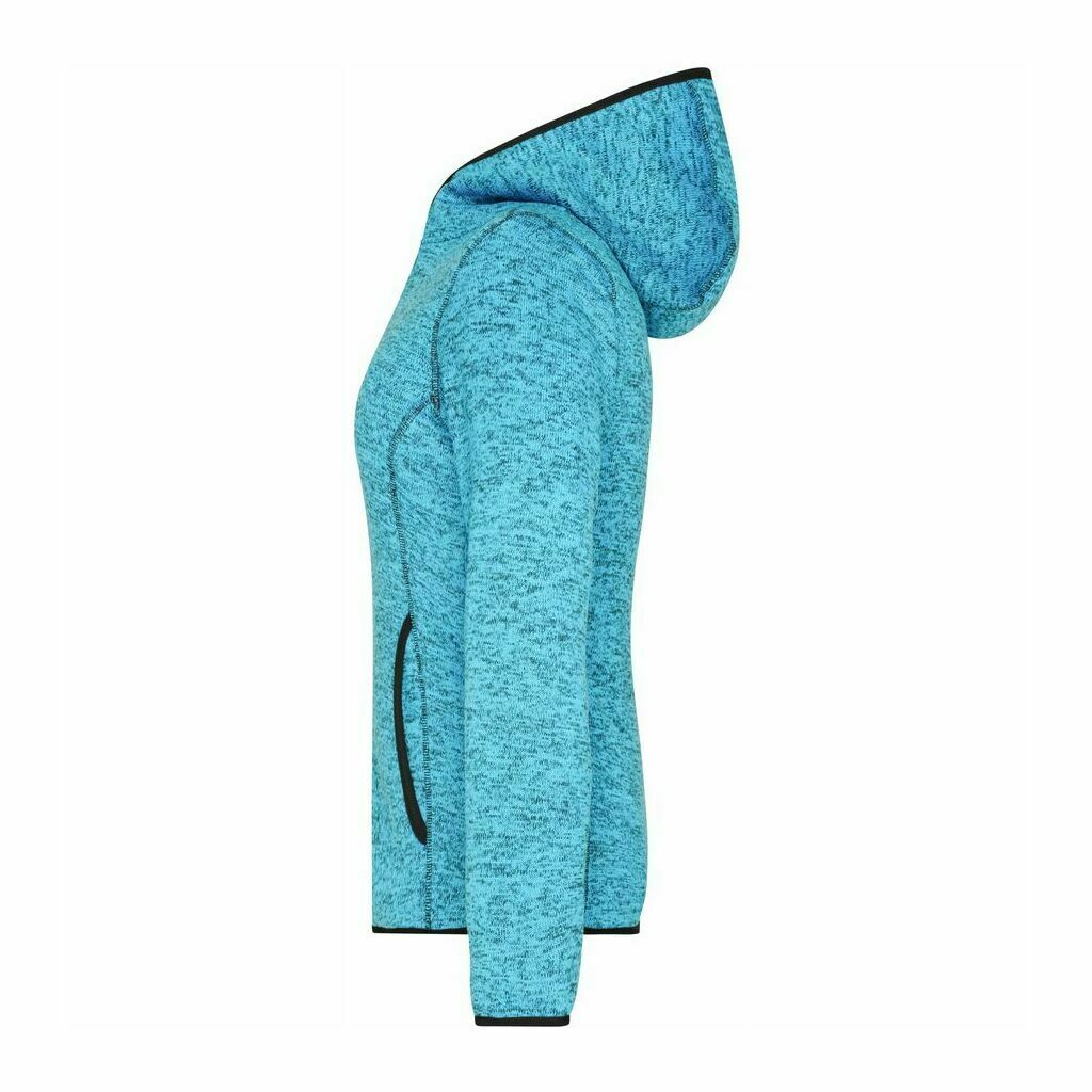 Damen Strickfleece Hoody