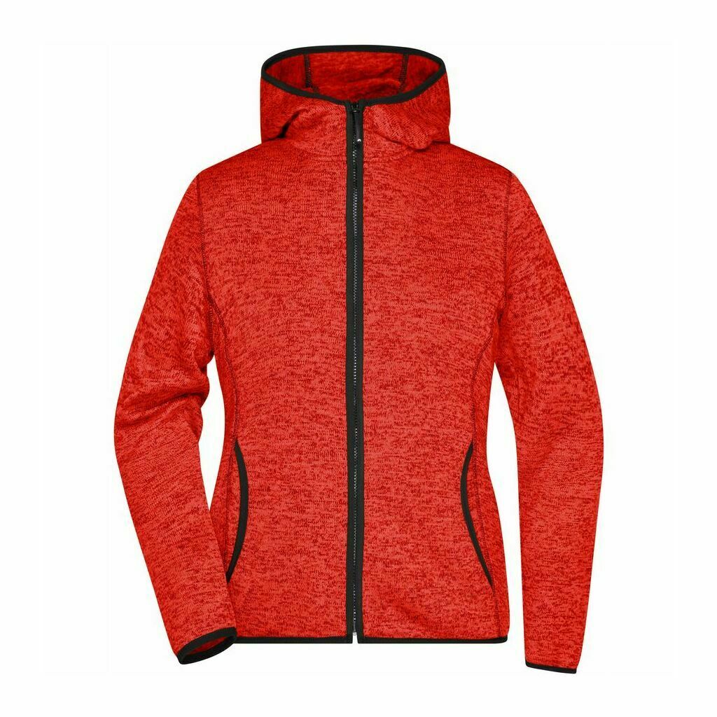 Damen Strickfleece Hoody