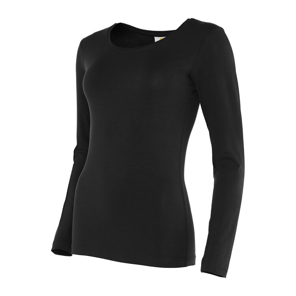 C-Line Fitted Damen Longsleeve Stretch Tee