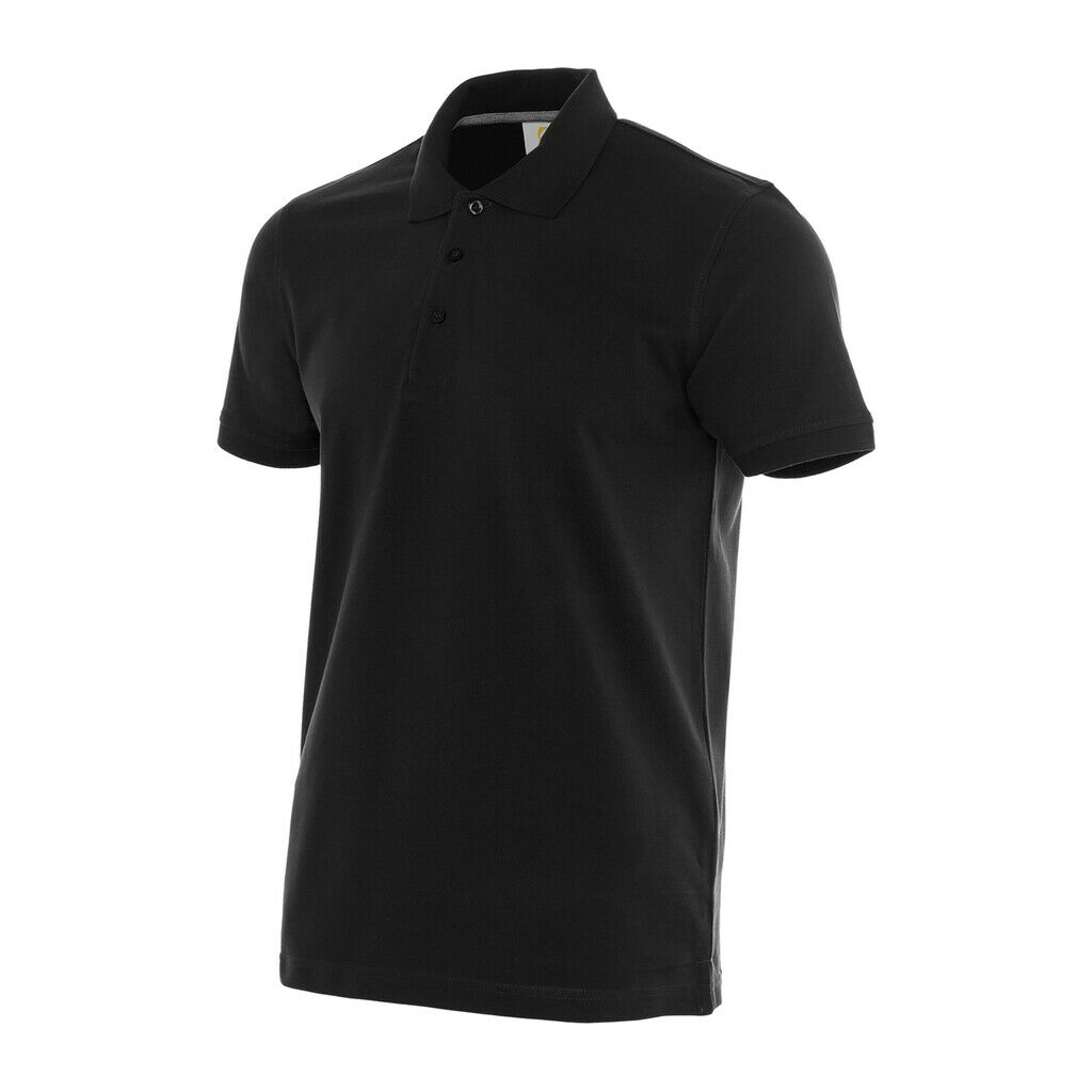 Herren Kurzarm Polo Kontrast Neck