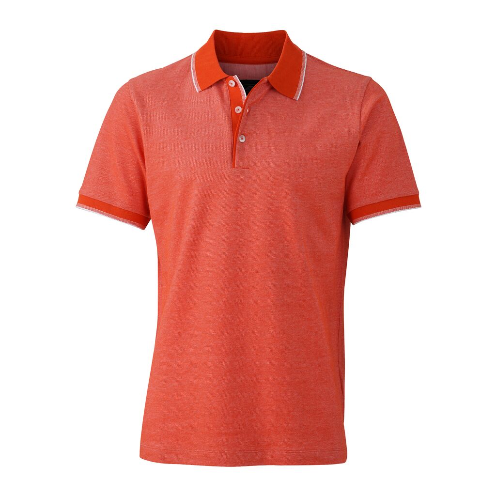 Bicolor Poloshirt Herren