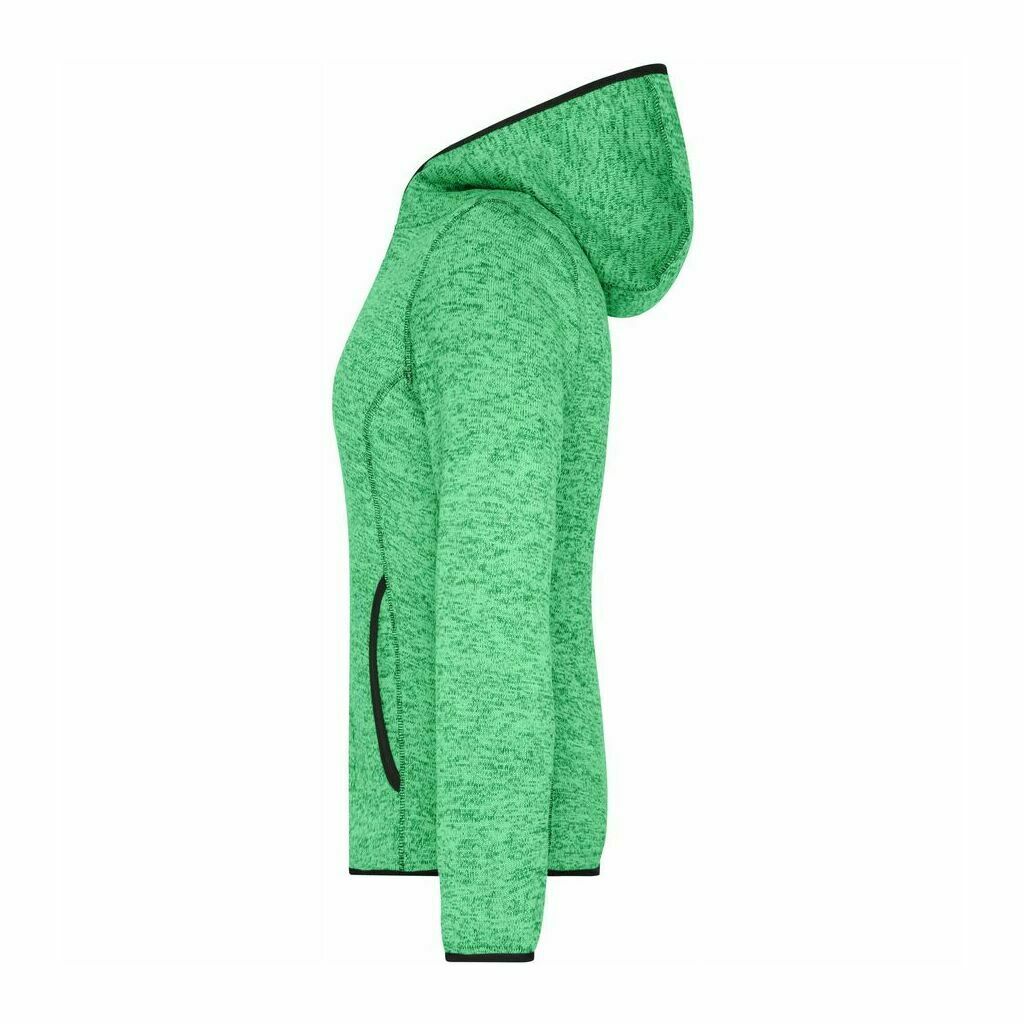 Damen Strickfleece Hoody