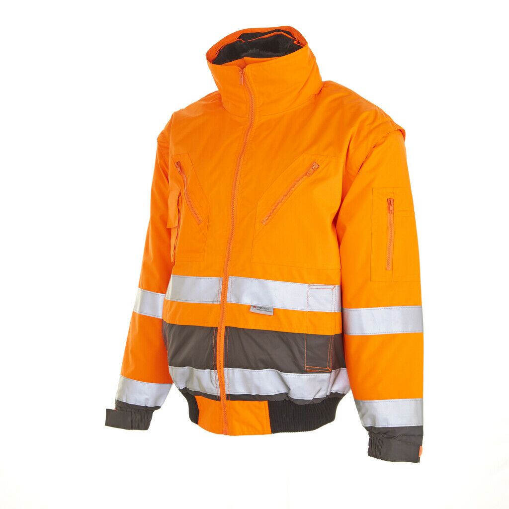 4-1 Warnschutz Pilotenjacke HiViz