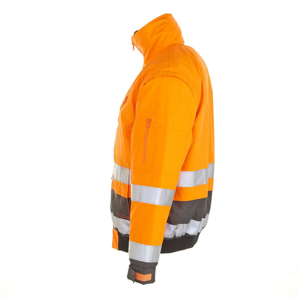 4-1 Warnschutz Pilotenjacke HiViz