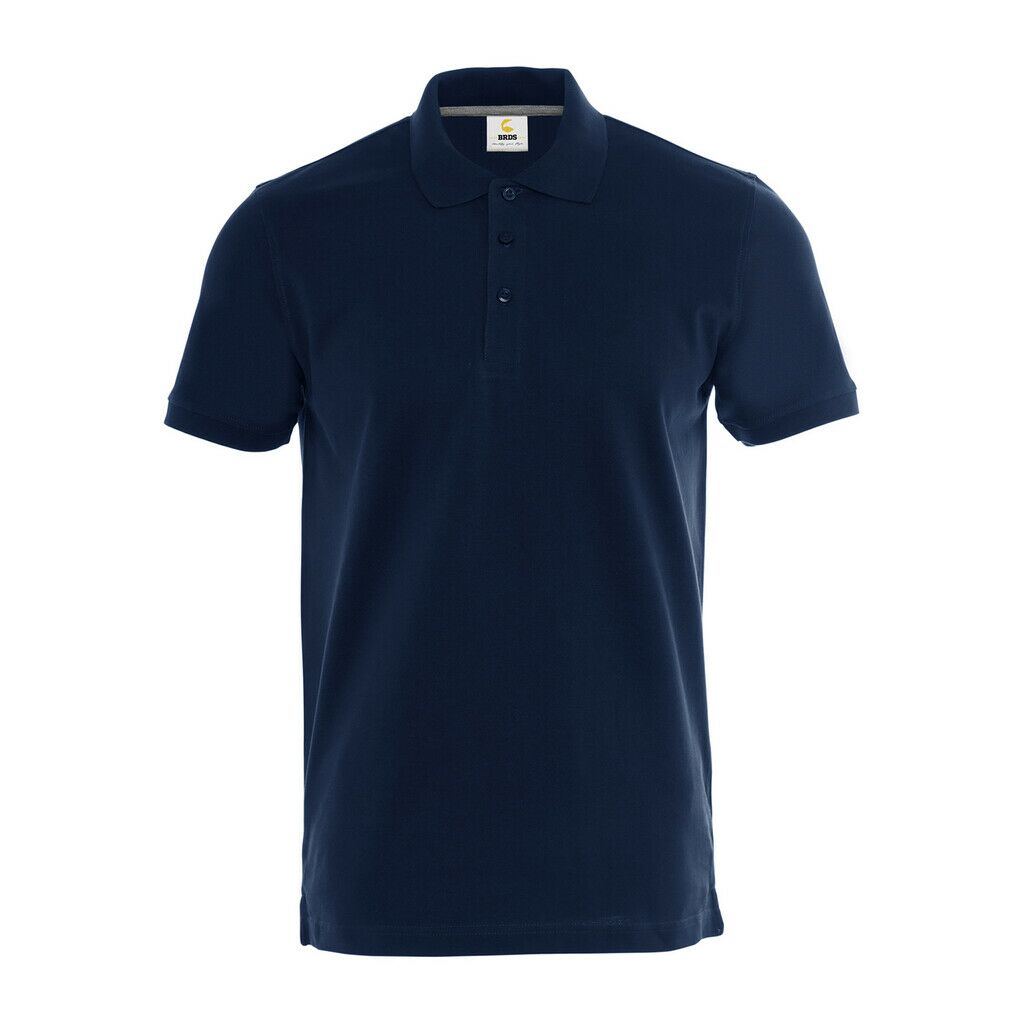 Herren Kurzarm Polo Kontrast Neck