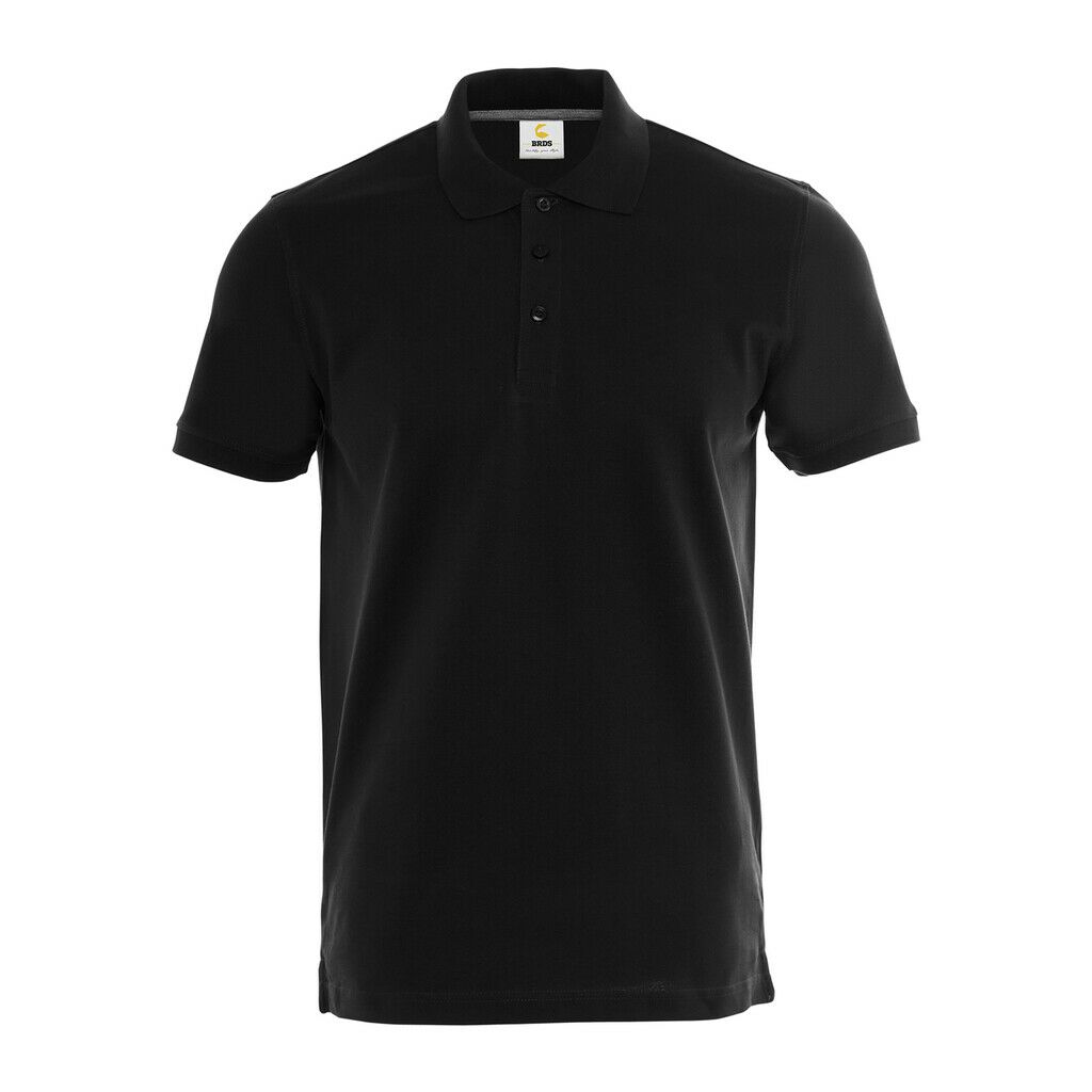 Herren Kurzarm Polo Kontrast Neck