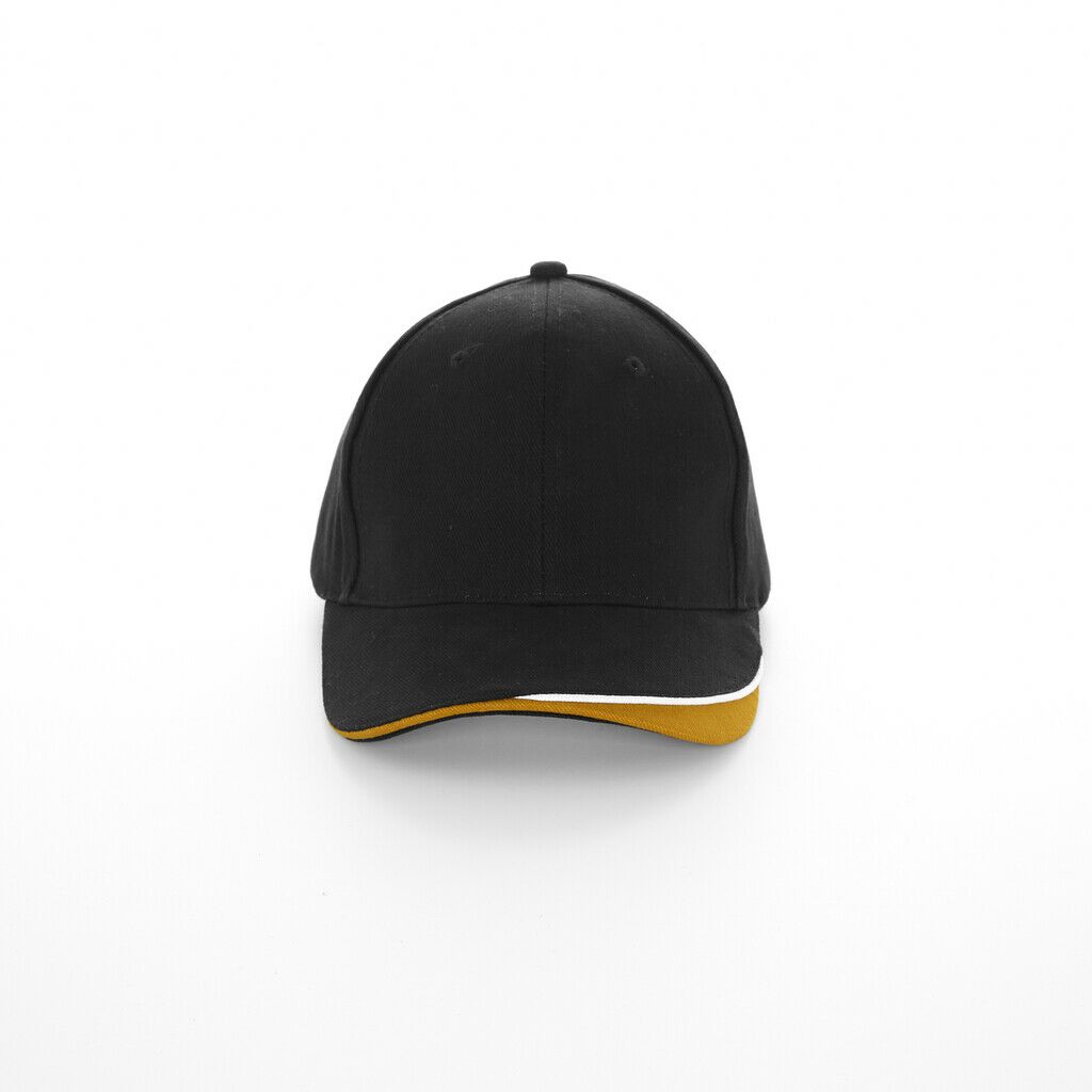 Brushed Heavy Cotton Cap Tricolour