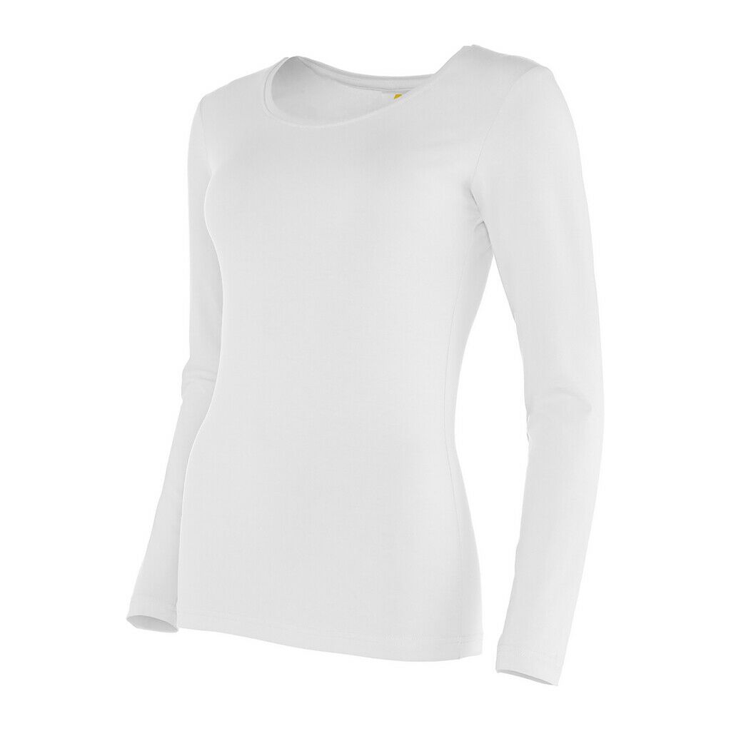 C-Line Fitted Damen Longsleeve Stretch Tee