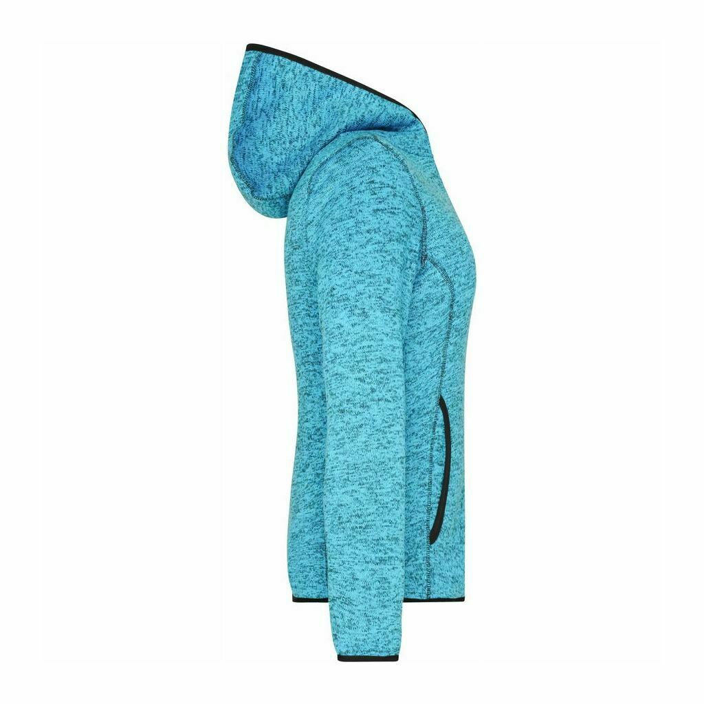 Damen Strickfleece Hoody