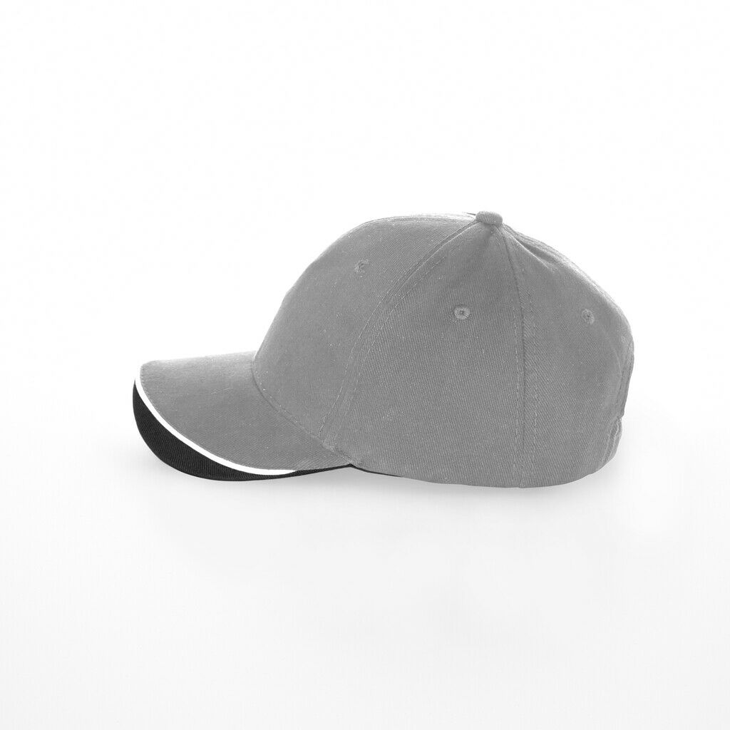 Brushed Heavy Cotton Cap Tricolour