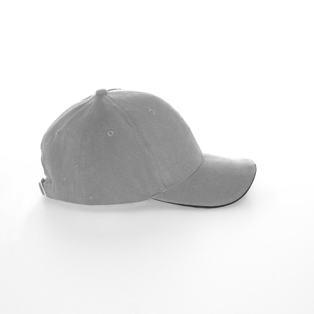 Brushed Heavy Cotton Cap Tricolour