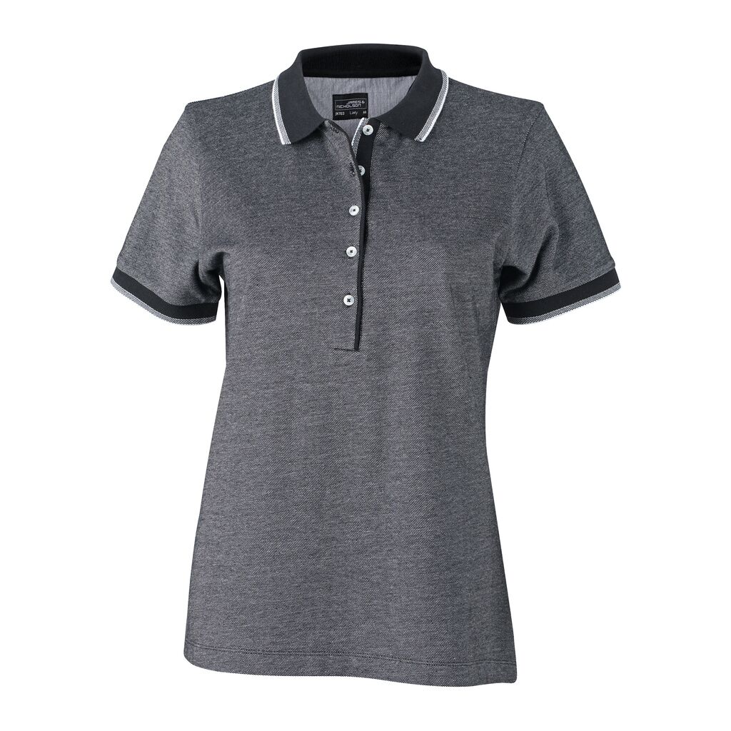 Bicolor Poloshirt Damen