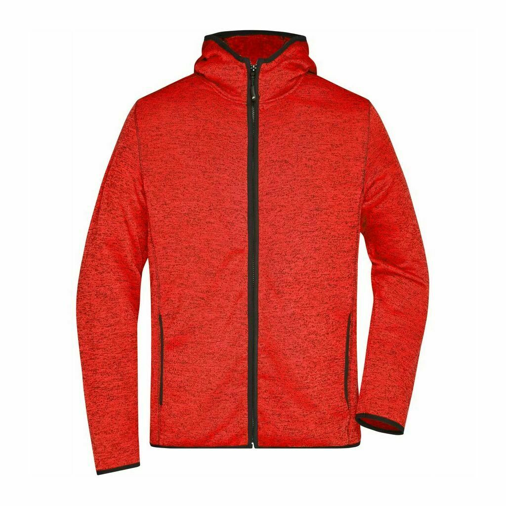 Herren Strickfleece Hoody