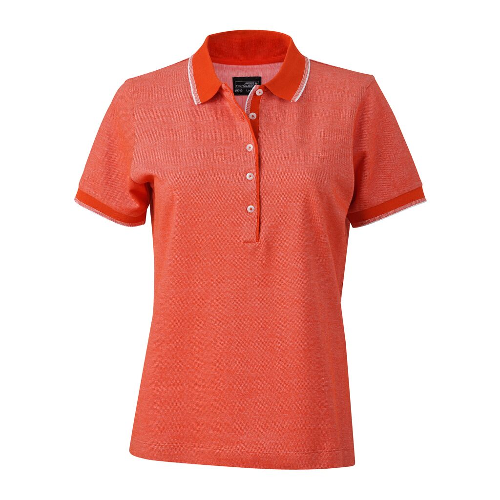 Bicolor Poloshirt Damen