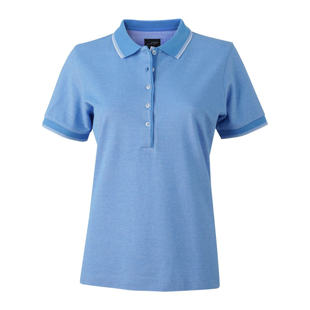 Bicolor Poloshirt Damen