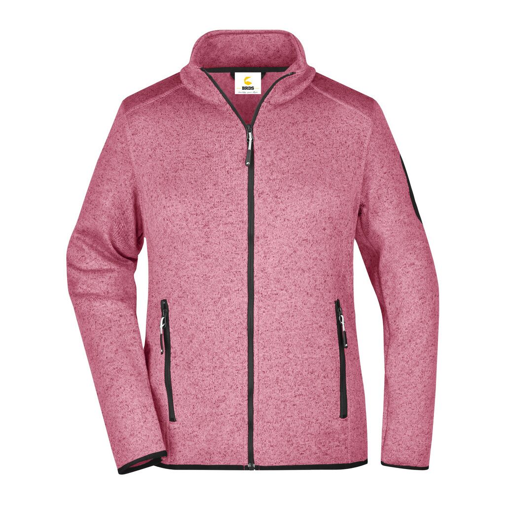 Damen Strickfleece Jacke