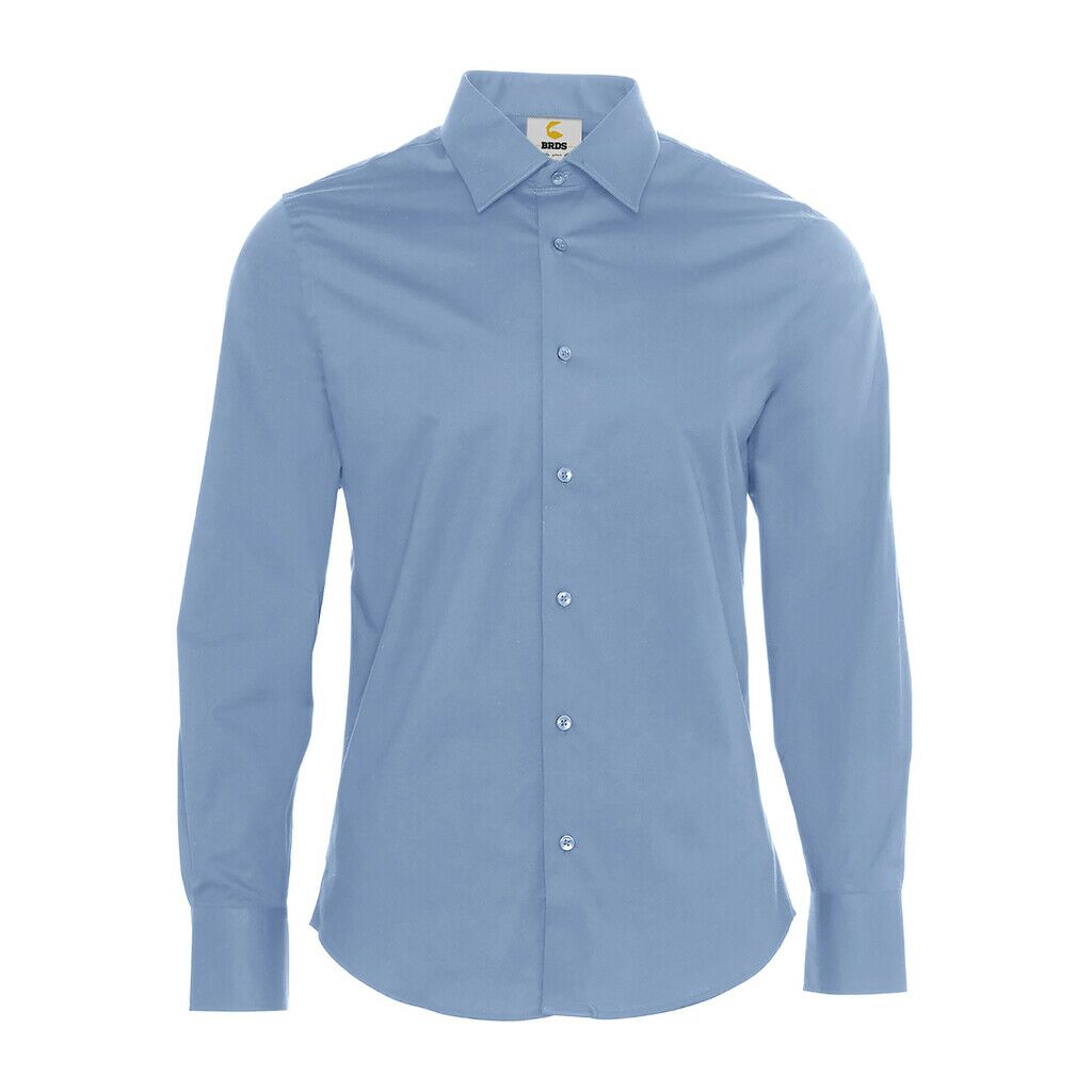 Herren Langarmhemd Stretch