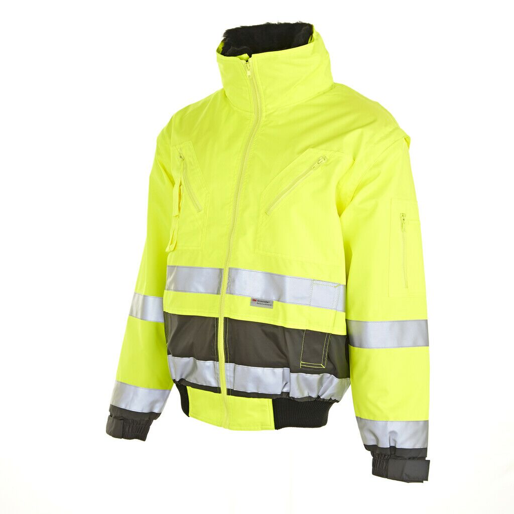 4-1 Warnschutz Pilotenjacke HiViz