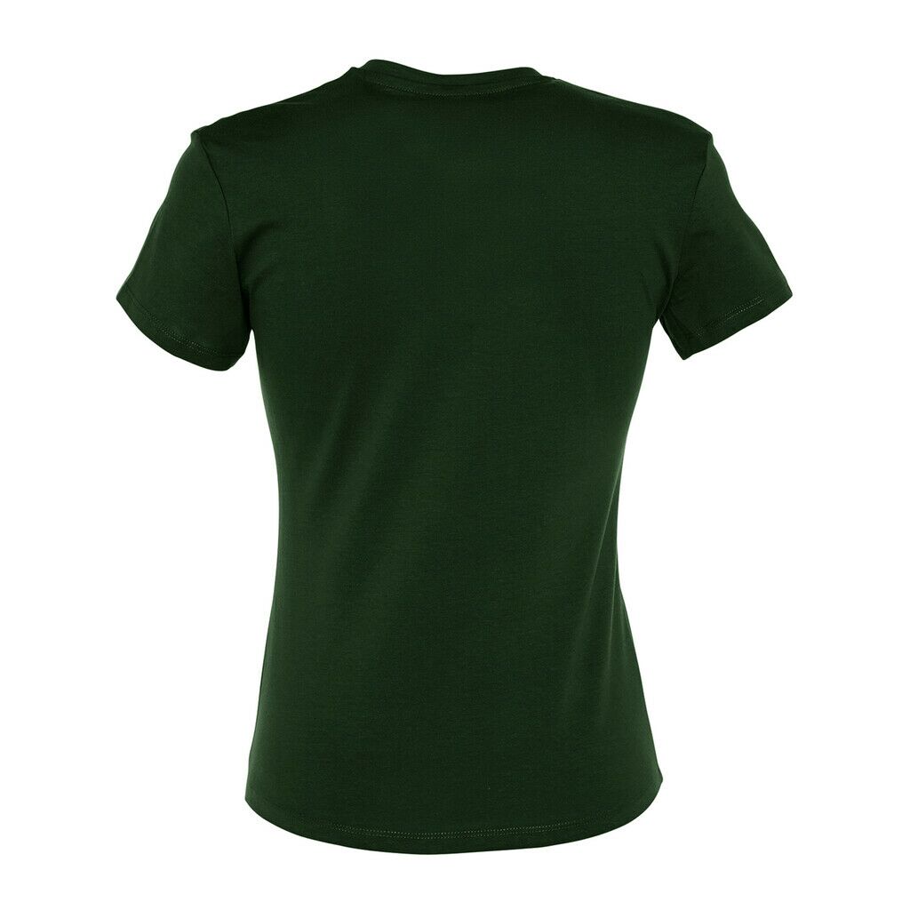 Damen Kurzarm T-Shirt mit V-Ausschnitt