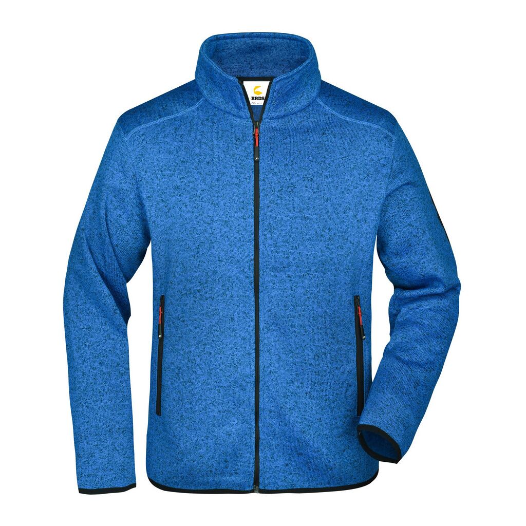 Herren Strickfleece Jacke