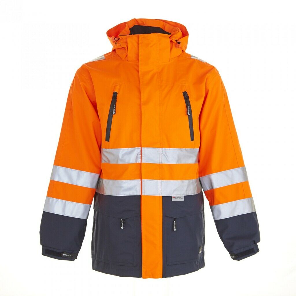 High Viz orange/navy